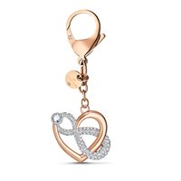 Portachiavi Swarovski Donna Infinity in Metallo 5530885 - 5530885